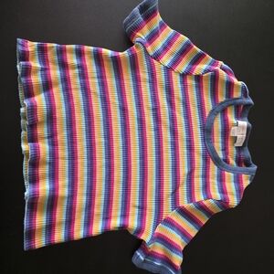 Spiritual Gangster Multicolor Striped Top